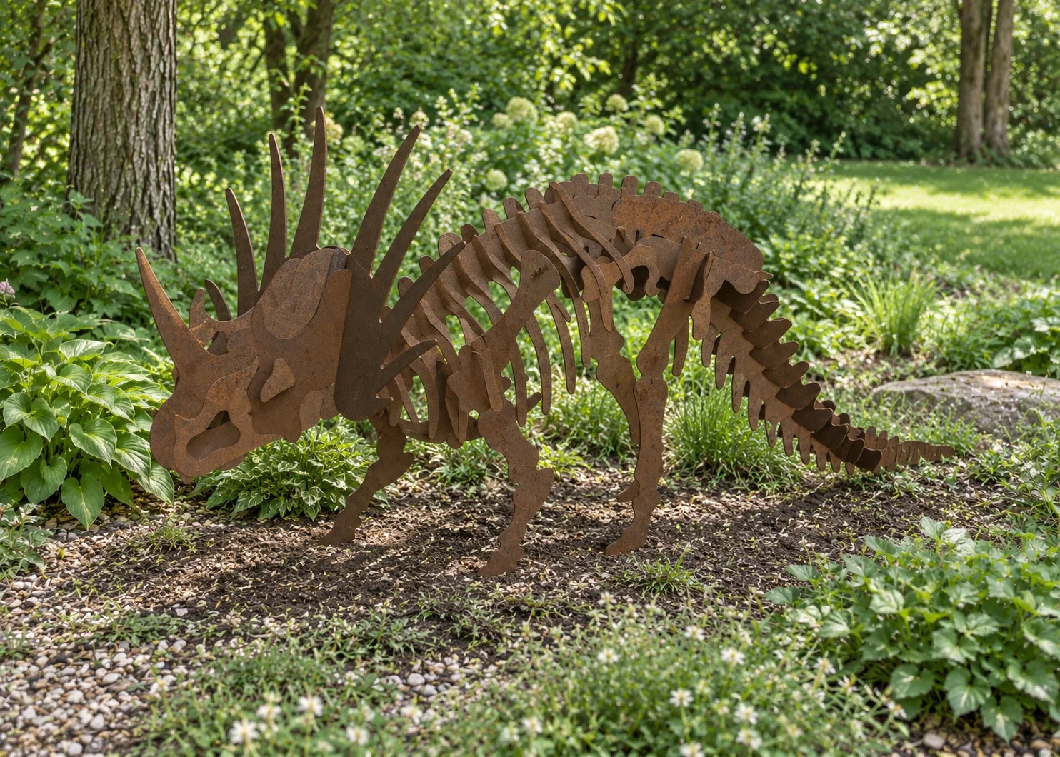 Styracosaurus: Opposite view